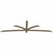 Ekena Millwork Davenport Smooth Timber Gable Bracket, Douglas Fir, 108"W x 31 1/2"H x 1 1/2"D x 3 1/2"F, 7/12 Pitch GBW108X31X0204DAV00SDF - alternate 3